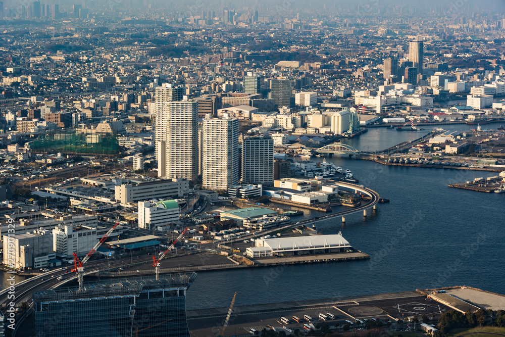 view of Yokohama Cityscape, Japan