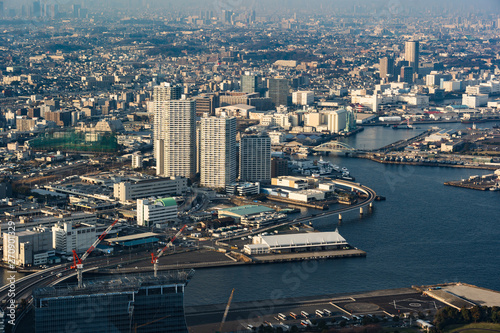 view of Yokohama Cityscape, Japan © geargodz