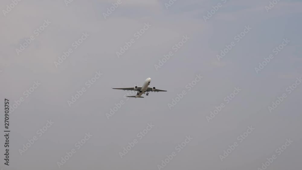 Airplane taking off from the airport. Airplane taking off from the airport.