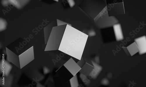 Abstract 3d rendering of ch...