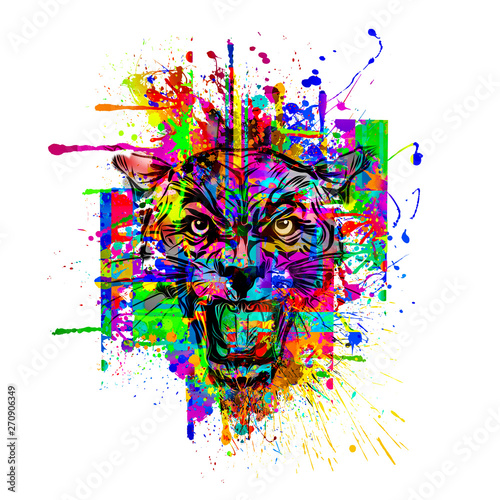 wild tiger tatoo - Illustra...