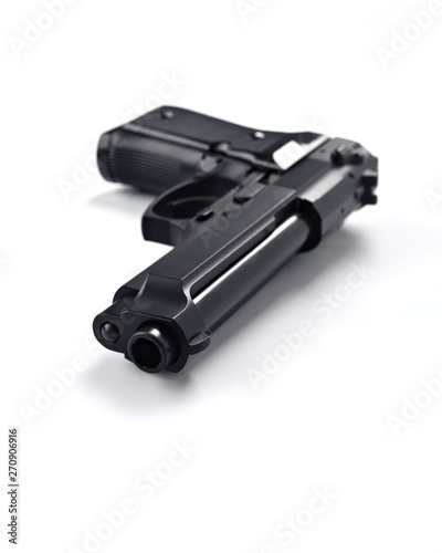 realistic metal imitation of a real gun