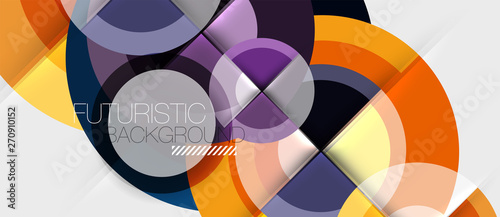 Circular geometrical design template