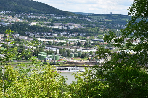 Blick über Koblenz im Mai photo