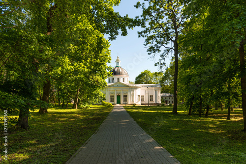 Church in Bogoroditsk Park in Bogoroditsk, Tula region.