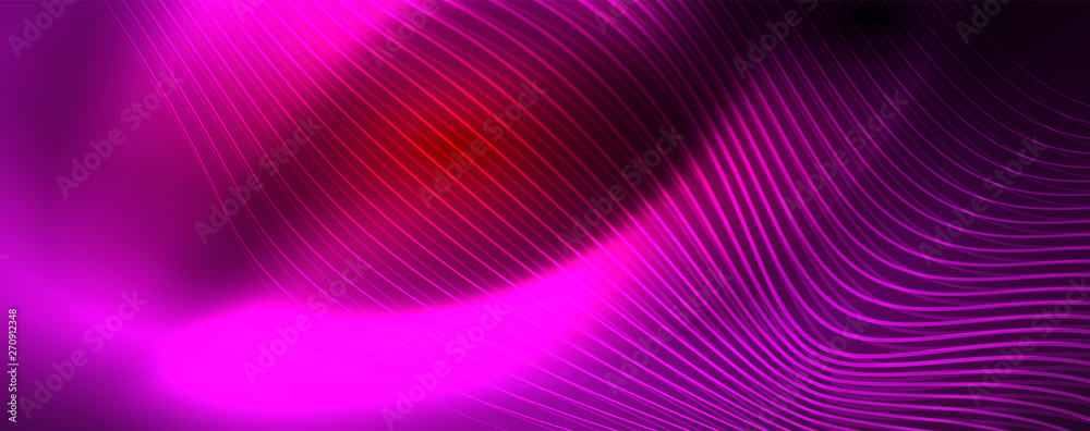 Shiny neon lines techno magic futuristic background, magic energy space light concept, abstract background wallpaper design Shiny neon lines techno magic futuristic background, magic energy space light concept, abstract background wallpaper design