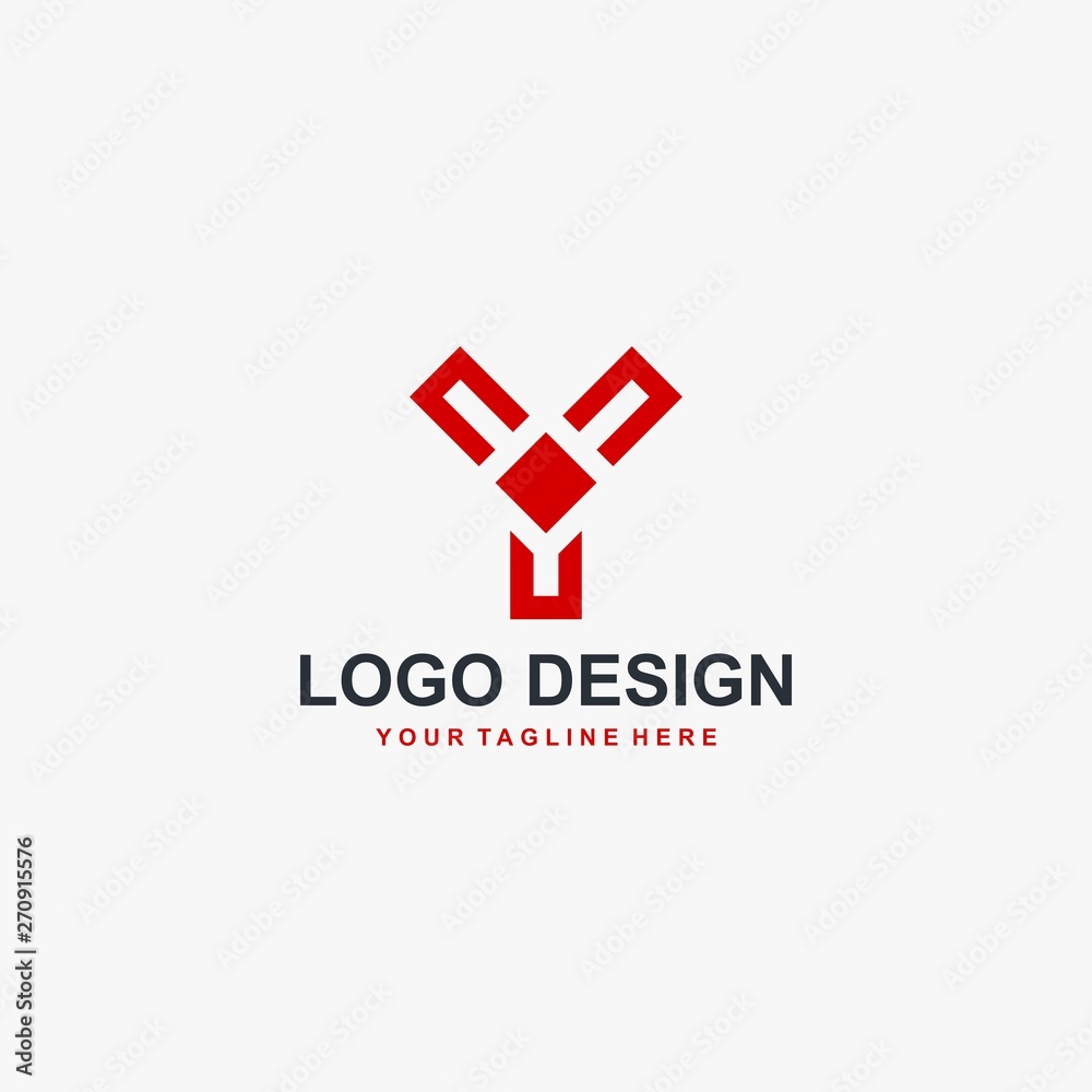 Letter Y logo design vector. Technology logo design. Letter Y logo design vector. Technology logo design.