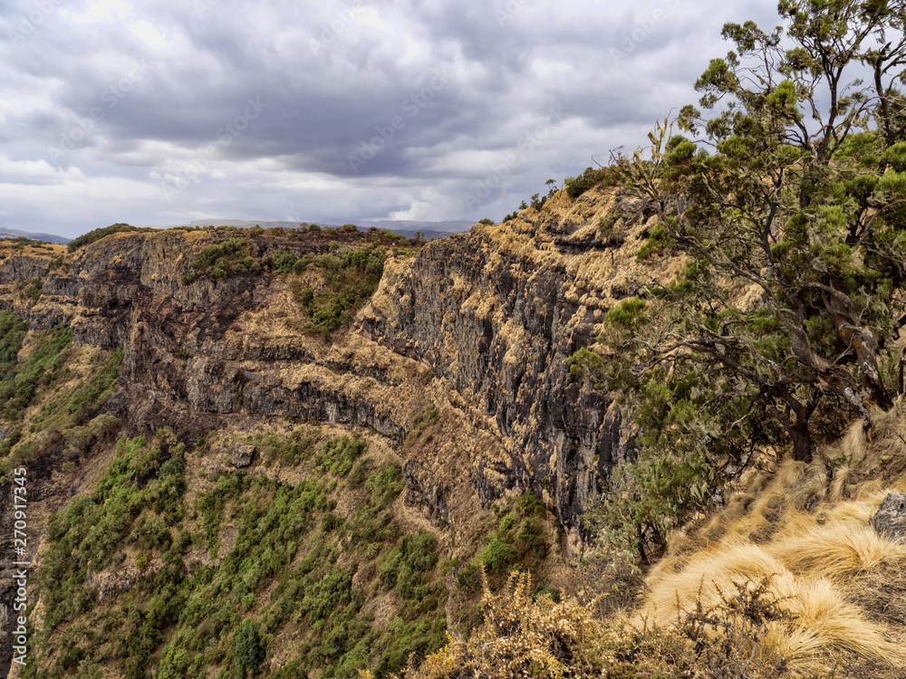 Beautiful landscape in SimIen mountain national park, Ethiopia