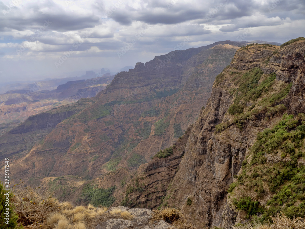 Beautiful landscape in SimIen mountain national park, Ethiopia