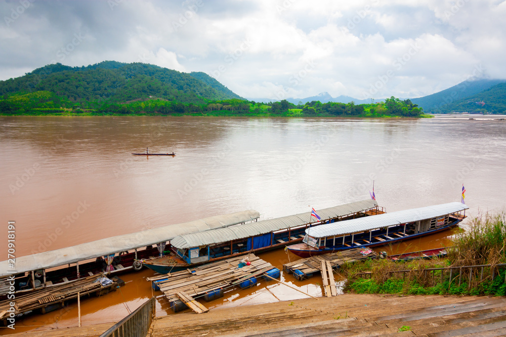 Naklejka premium Mekong river view in chaiyaphum ,thailand