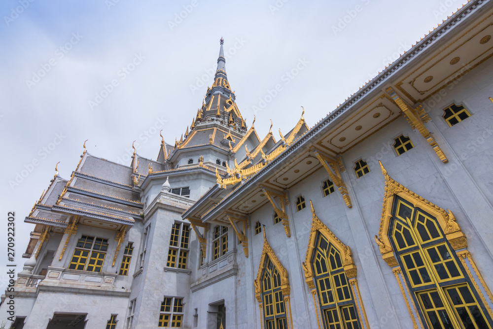 Wat Sothon Wararam Worawihan, The Buddhist Temple at Chachoengsao province in Thailand. Wat Sothon Wararam Worawihan, The Buddhist Temple at Chachoengsao province in Thailand.