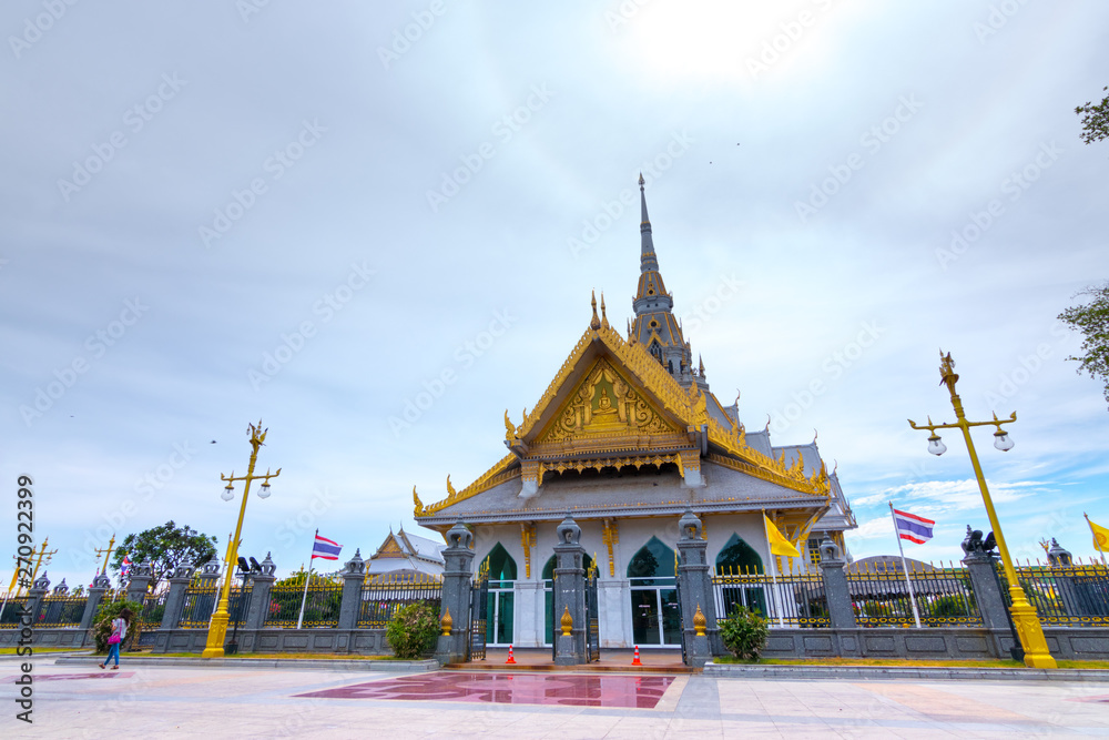 Wat Sothon Wararam Worawihan, The Buddhist Temple at Chachoengsao province in Thailand.