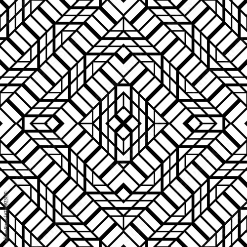 Design seamless monochrome grating pattern