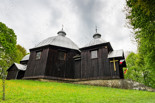 Eastern  Orthodox church in Michniowiec , Carpathian Mountains,Bieszczady,Poland.