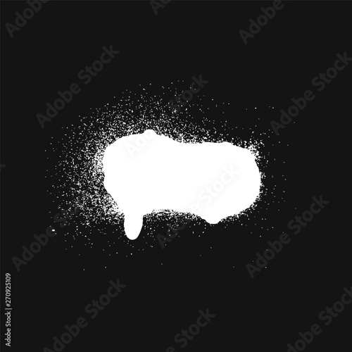 White Spray Paint Stain
