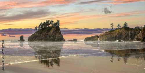 Sunset on beach