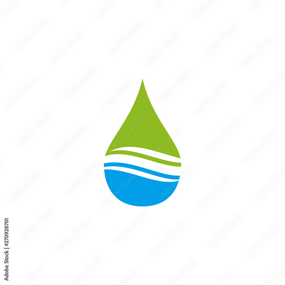 Water drop logo icon vector template Water drop logo icon vector template