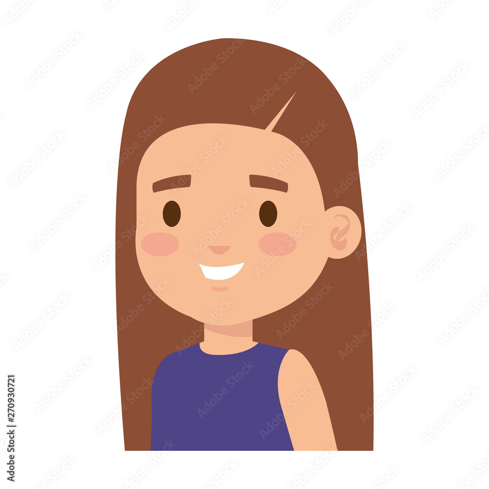 cute little girl kid character cute little girl kid character