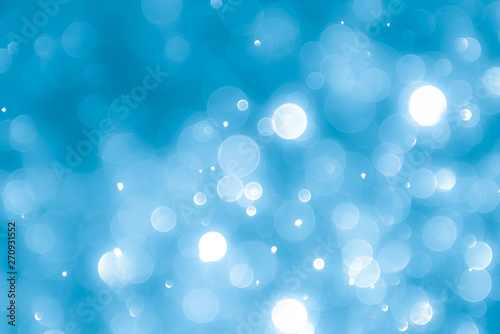 Abstract blue background with bokeh, bokeh background, sparkle bokeh background