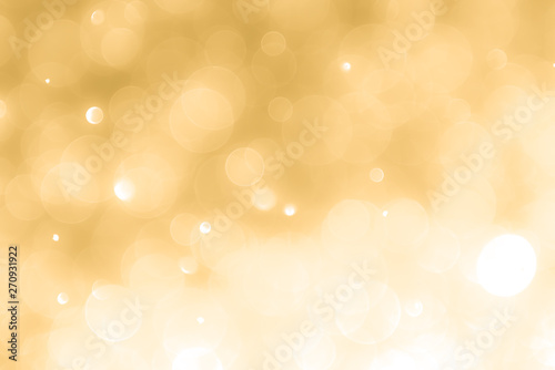 abstract golden background with light bokeh effect