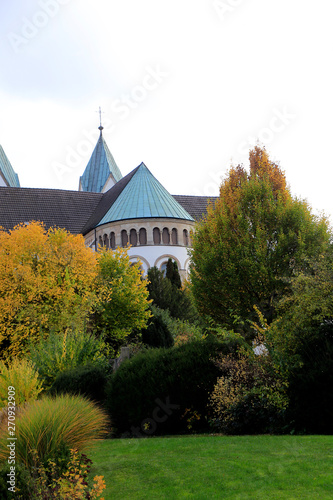 Monastery, St. Bonifatius monastery, Klosterpark, Hünfeld, Hesse, Germany photo