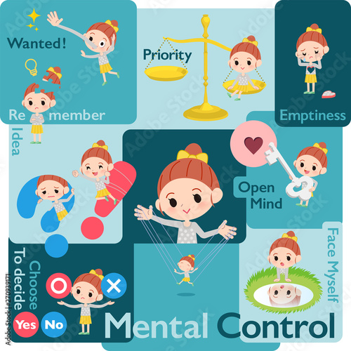 yellow clothing girl_Mental