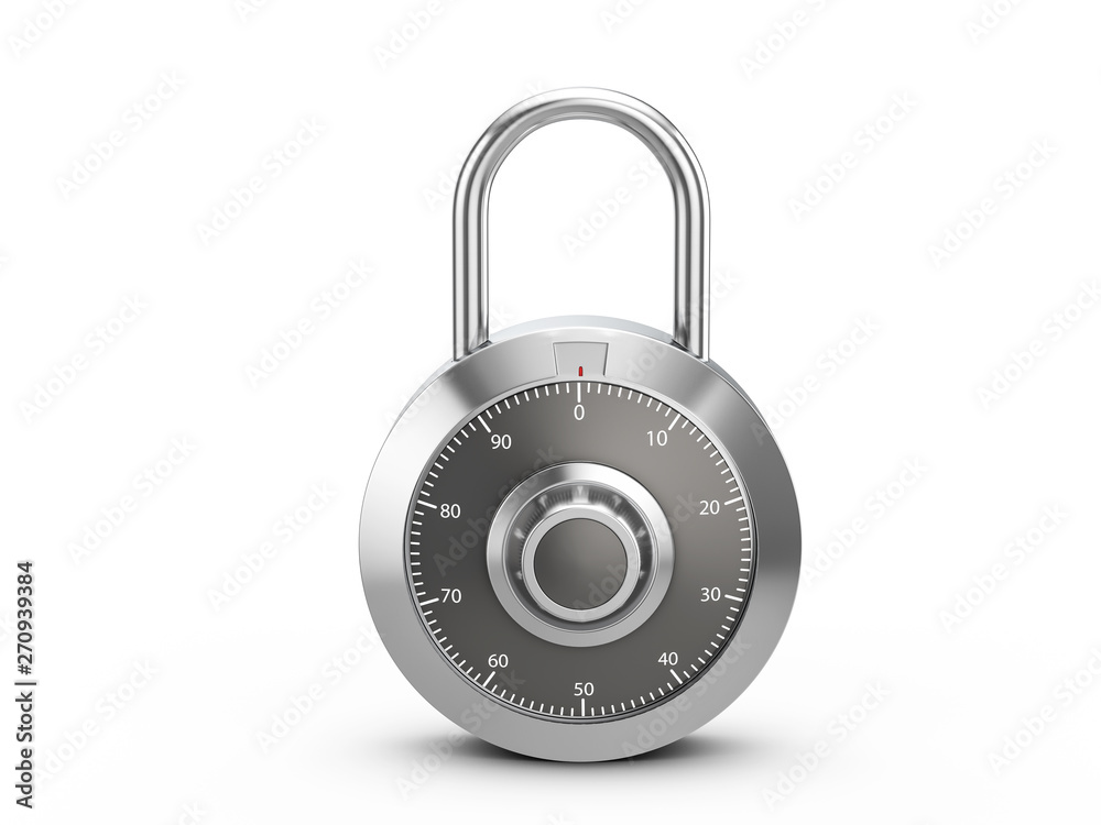 Padlock combination lock