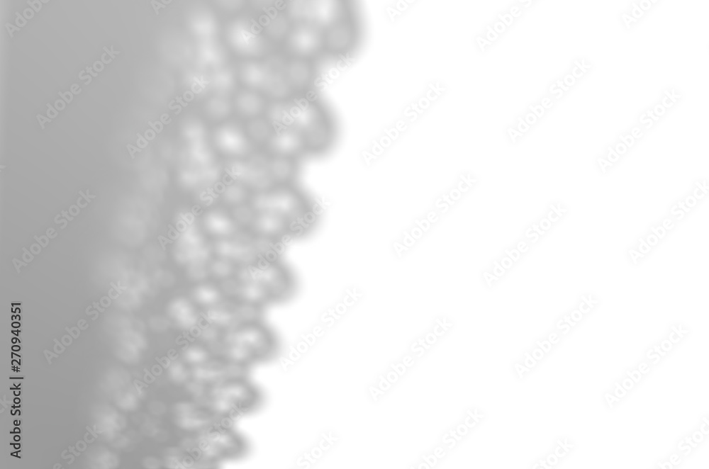 Window curtain shade on a white wall. White and Black for overlaying a photo or mockup Window curtain shade on a white wall. White and Black for overlaying a photo or mockup