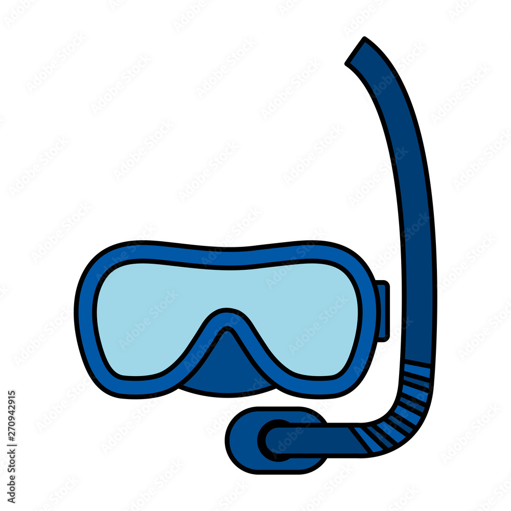 diving snorkel mask accessory icon diving snorkel mask accessory icon