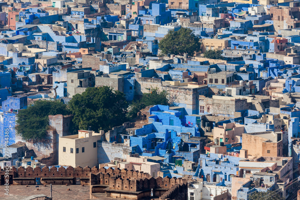 Blue City in India