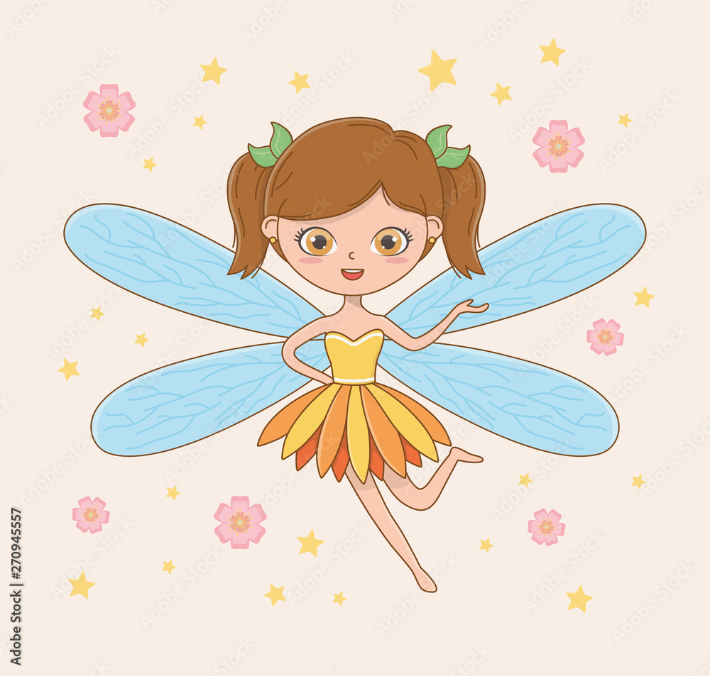 Medieval fairy of fairytale design