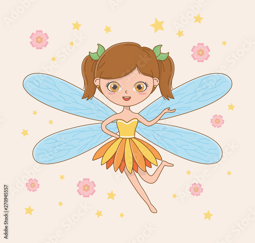 Medieval fairy of fairytale design