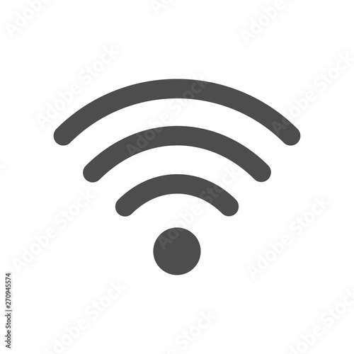internet standart wifi icon on white background
