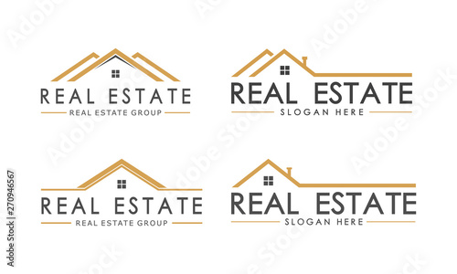 Real estate logo set / house logo collection
