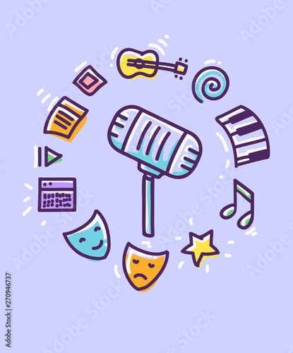 Open Mic Talent Poster Desi...