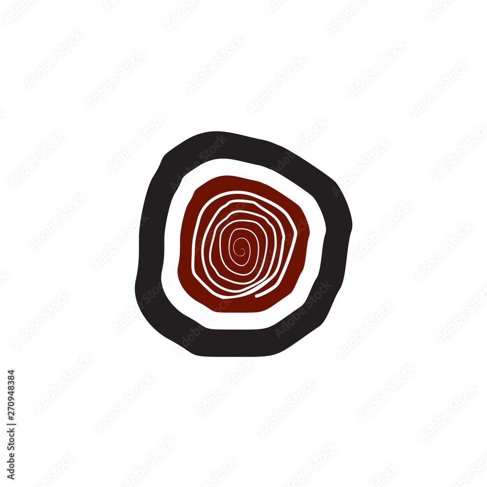Aboriginal art icon logo design vector template Aboriginal art icon logo design vector template