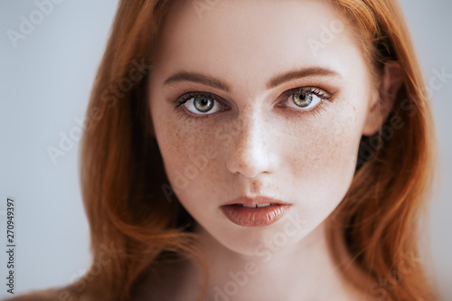 red girl with freckles