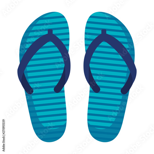 summer flip flops accessories icon