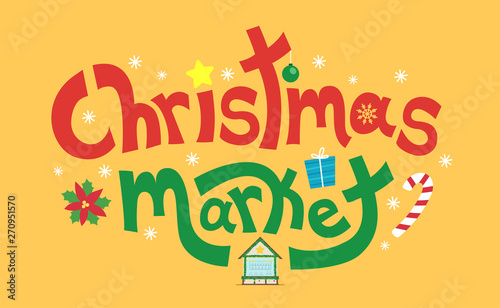 Christmas Market Text Desig...