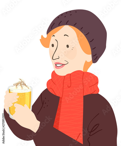 Senior Woman German Eggnog ...
