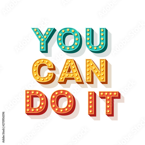 You can do it motivational poster