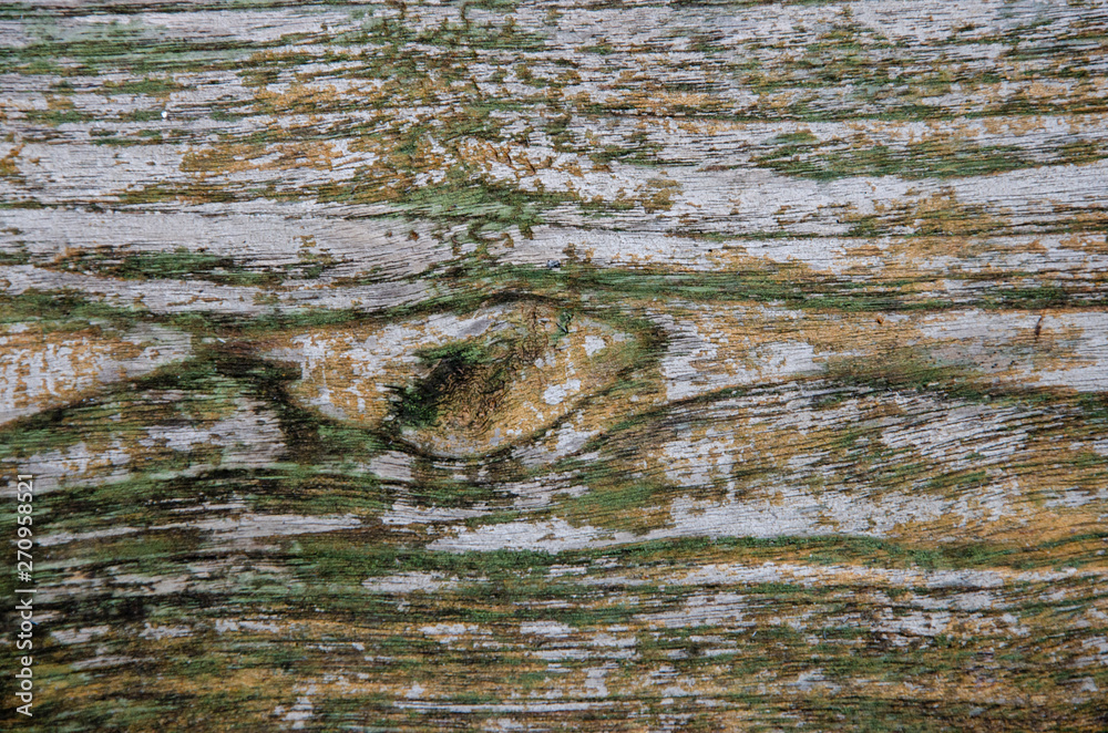 Obraz premium Old wooden floor with blurred pattern background