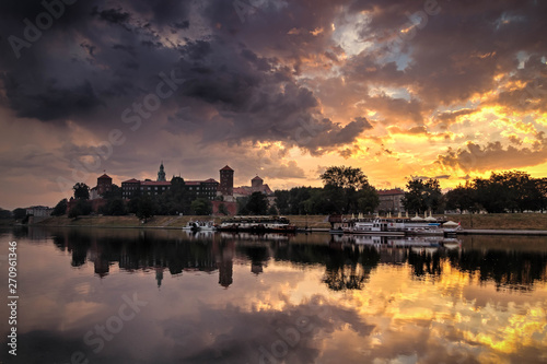 Zamek Wawel , poranek w Krakowie / Castle Wawel , Cracow