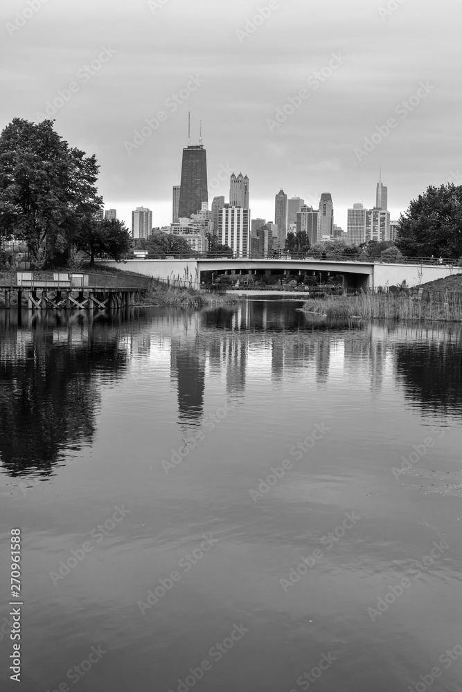 Naklejka premium Big City Urban Skyline