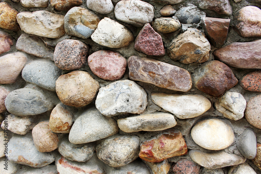 wall background of large multi-colored stones wall background of large multi-colored stones