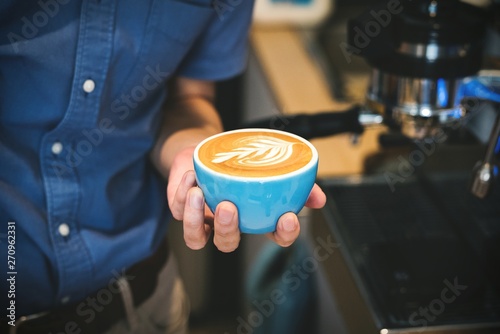 Barista making Coffee. 