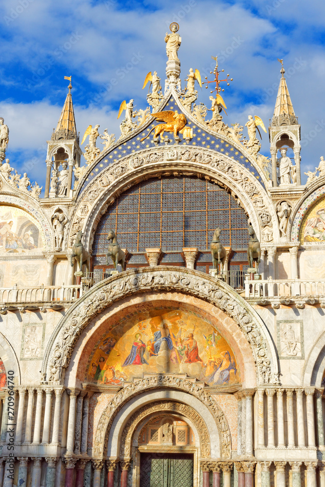 Basilica called 'San Marco' in Venice, Italy