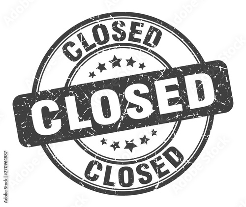 closed stamp