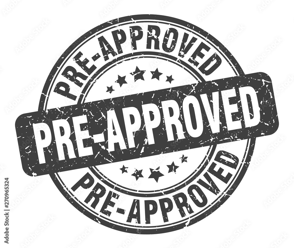 pre-approved stamp