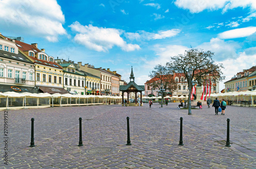 Square in Rzeszów, Poland